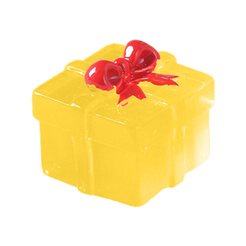 Mini Shatterproof Christmas Ornaments Yellow 12-Pack 1