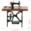 2Pcs Mini Sewing Machine Model For Tiny House Accessory 2