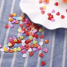 Resin Sewing Buttons Multicolor 100 pcs