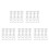50Sets Acrylic Corner Angle Brackets Clear Shelf Support for Home 5