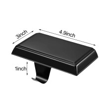 Christmas Stocking Holders – Metal Weighted Hangers with Non-Slip Pads, Compatible with TV Stand, Staircase, Dresser
