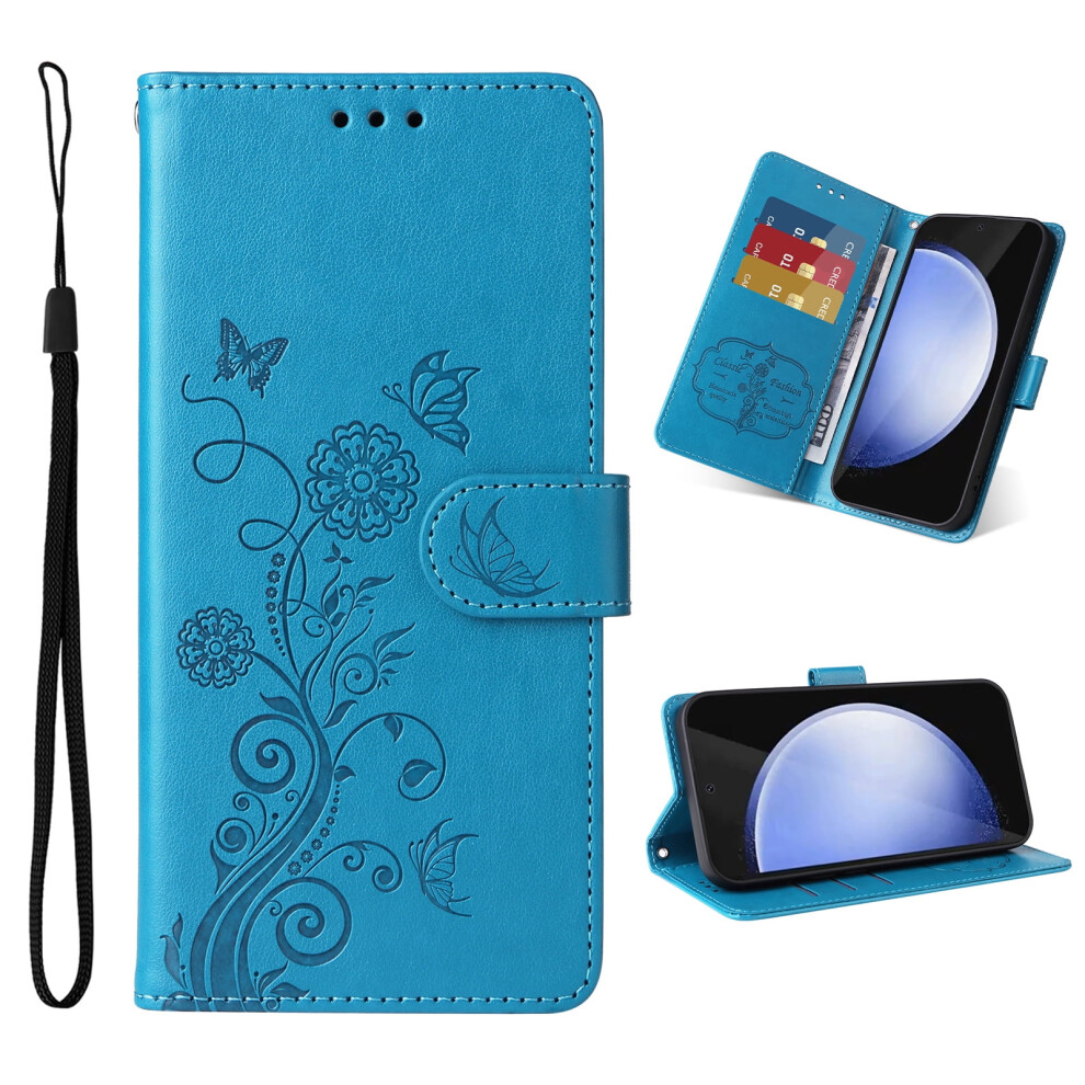 Butterfly Pu Leather Wallet Flip Case For Samsung Galaxy 9180333335381
