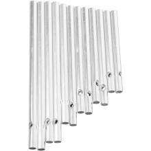 2 Set DIY Wind Chime Accessories Aluminum Tubes Wind Chime Replacement Parts Pre-Drilled for Easy Hanging Suitable for Crafting Wind Chime Decoration