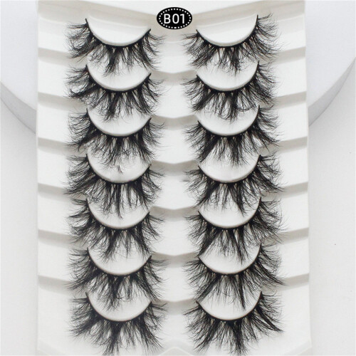 Eyelashes False Eyelashes Lashes 5 Pairs Soft Volume Eyelashes Packs for Dramatic