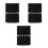 6Pcs Reusable Chalkboard Signs with Mdf Wood Base for Table Displays 6
