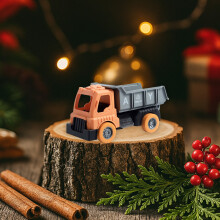 Friction-Powered Construction Truck Toys for Toddlers 3-6: Excavator, Crane, Bulldozer, Concrete Tanker – Compatible with STEM learning