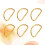 Heavy Duty D Ring Metal 100pcs Golden 6