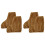 2Pairs Portable Elastic Ice Skates Covers Light Brown Boot Sleeves 4