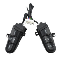 Cruise Control Switch Kit for Honda Civic 2006–2008, replaces 36770-SVA-A41/36770-SNA-A12, black pair