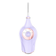 Heated Eyelash Curler, 10s Fast Heat, 24H Battery, Rechargeable, Temp Control, Safe Anti-Burn, Travel-Friendly—Purple