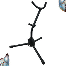 1Pack Anti-Slip Iron Saxophone Stand for Tenor and Alto Sax 16.14x16.14x15.55 Inch for Musicians