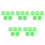 25Pcs Durable Light Wheels Plastic for Uneven Terrain Use 5