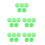 25Pcs Durable Light Wheels Plastic for Uneven Terrain Use 6