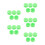 25Pcs Durable Light Wheels Plastic for Uneven Terrain Use 8