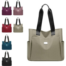 Zcjeaneviln Tasche: Wasserdichte, modische Multifunktionstasche. Große, wasserdichte Nylon-Schultertasche mit mehreren Fächern.