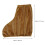 2Pairs Portable Elastic Ice Skates Covers Light Brown Boot Sleeves 9