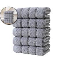 5-Pack Cotton Face Towels – Super Absorbent & Soft Washcloths for Face and Body, Lightweight Bath Towel Set for Travel, Gym, Home