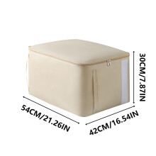 Quilt Storage Bag – Compression Sack for Down Comforters, Space-Saving, Air-Vent Design, Ideal for Closet & Seasonal Use