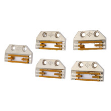 High Hardness Sewing Feed Dog 5Pcs Stainless Steel Rustproof Replacement Kit