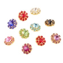 Metal Sewing Buttons Copper Assorted Colors 20pcs