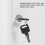 White Plastic Lockable Outdoor Wall-Mount Mailbox 3