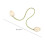 Floral Tulip Curtain Tiebacks Soft Cloth Cord 3