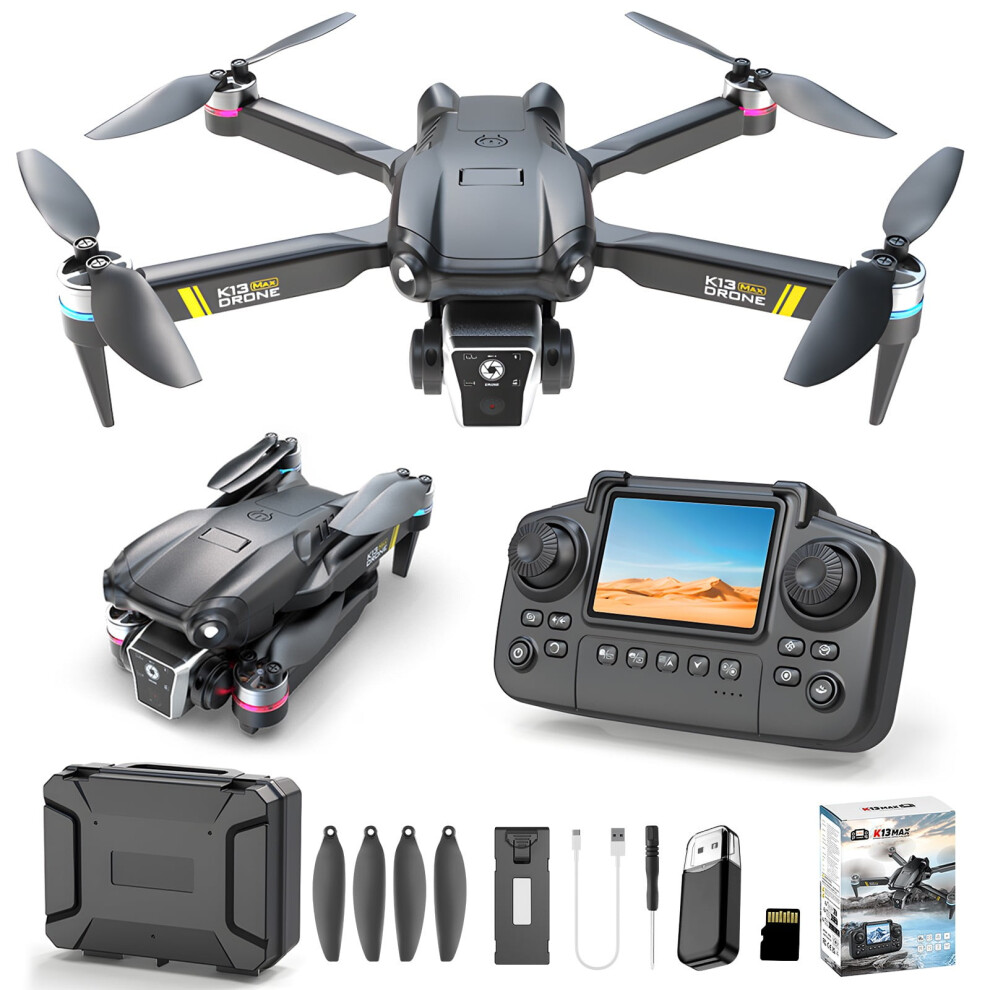 1080P Hd Drone With Brushless Motor, 14Min Flight, 360 Obstacle Avoidance, Foldable, Altitude Hold, 9401284745068