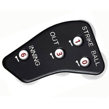 COMEET Baseball Counter,Referee Indicators Baseball Clickers Handheld Baseball Softball Game Counter 4 Wheel Baseball Umpire Clickers Easy to Us