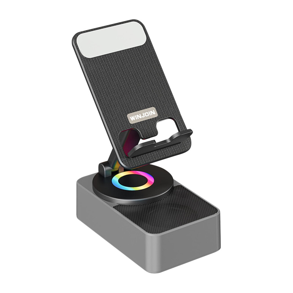 Bluetooth Speaker 2023 New Stand Audio 2-In-1 Rotating Foldable Lazy Live Desktop Tablet Stand Multifunctional Outdoor Speakers 9341593636742