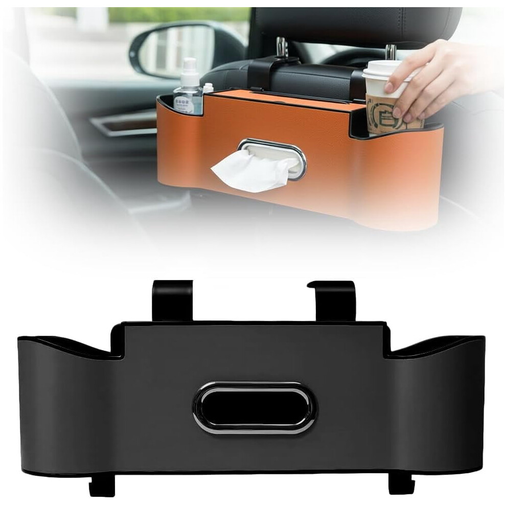 Car Backseat Organizer 3-In-1 With Cup Holder And Trash Bin 9043876492129