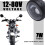 Motorcycle LED Headlight Spiral Bracket 6.5 Inch 5