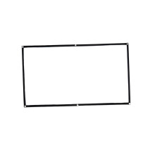 Movie Projector Screen Projection Screen Thickened Anti White Portable Projector Curtain 16:9 for Party Studio Indoor 1.59x0.9m