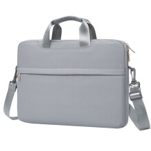 Laptop Sleeve Case 16x12 Inch with Handle, Waterproof, Anti-Scratch, Shockproof Protective Computer Bag, Large Storage & Multi-Pocket Design - Gray