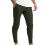 Herre slim-fit koniske bukser ensfarget pustende elastisk 1