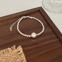 Baroque Style Pearl Bracelet for Women - Exquisite High-End Luxurious Beaded Bracelet