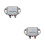 2Pcs Silver Intelligent Electronic Voltage Regulator for Car Generator 4
