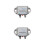 2Pcs Silver Intelligent Electronic Voltage Regulator for Car Generator 5