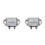 2Pcs Silver Intelligent Electronic Voltage Regulator for Car Generator 6