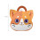 10Pcs Treat Boxes Snacks Cases Cat Design Candy Boxes Cardboard Box with Handle 2