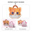 10Pcs Treat Boxes Snacks Cases Cat Design Candy Boxes Cardboard Box with Handle 3