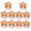 10Pcs Treat Boxes Snacks Cases Cat Design Candy Boxes Cardboard Box with Handle 5