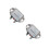 2Pcs Silver Intelligent Electronic Voltage Regulator for Car Generator 7