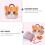 10Pcs Treat Boxes Snacks Cases Cat Design Candy Boxes Cardboard Box with Handle 6
