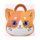 10Pcs Treat Boxes Snacks Cases Cat Design Candy Boxes Cardboard Box with Handle 8
