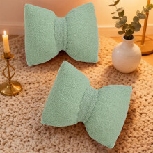 Coussin décoratif à nœud pour canapé et lit, coussin décoratif en forme de nœud pour chambre à coucher, coussin décoratif à nœud pour salon