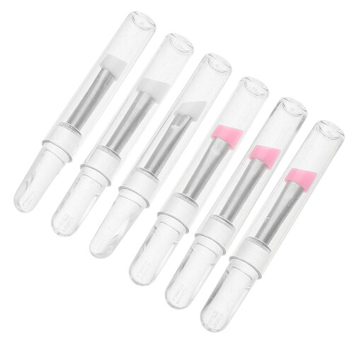 24Pcs Soft Silicone Eye and Lip Brush Set Durable for Face Makeup Use 1