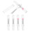 24Pcs Soft Silicone Eye and Lip Brush Set Durable for Face Makeup Use 3