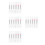 24Pcs Soft Silicone Eye and Lip Brush Set Durable for Face Makeup Use 4