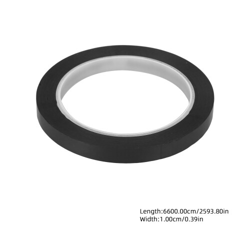 6 Rolls Multiple Graphic Grid Marking Tape Whiteboard Black 1