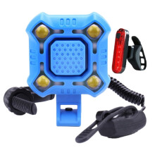 Waterproof 2-in-1 Electric Bike Horn & Light, 140dB Rechargeable Horn with Bright Light, Compatible with Electric Bikes